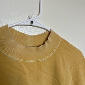yellow vintage-style pullover